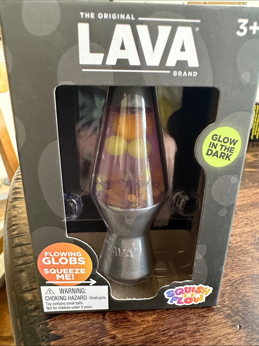 Schylling LAVA Glow-in-the-Dark Purple Lava Lamp -